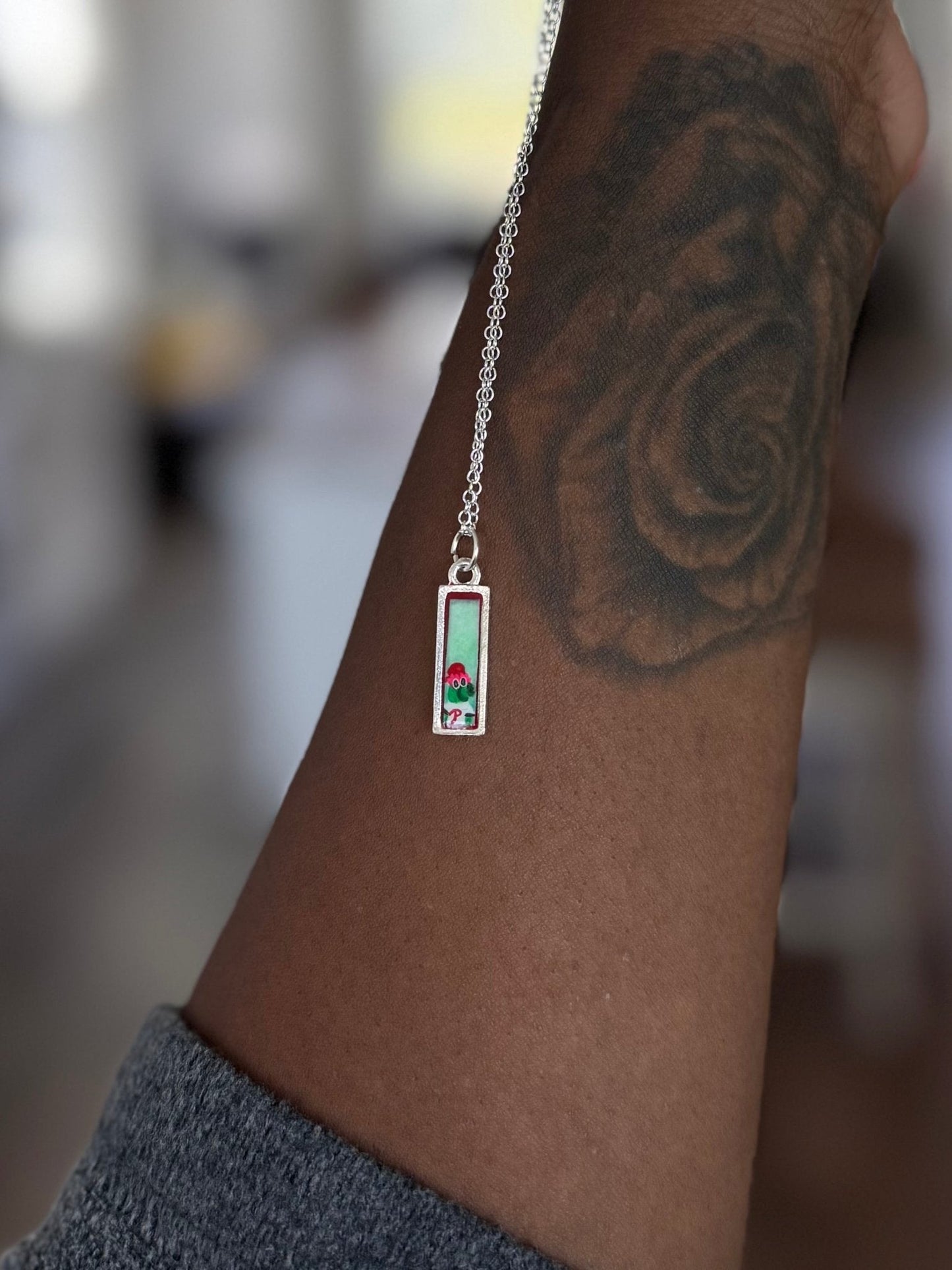 Mini Phillie Phanatic Pendant Necklace