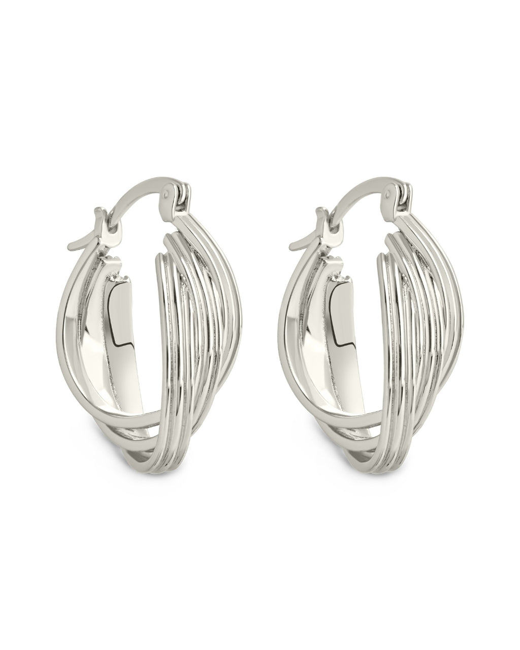 Emery Triple Row Layered Earrings - Concordia Style Boutique