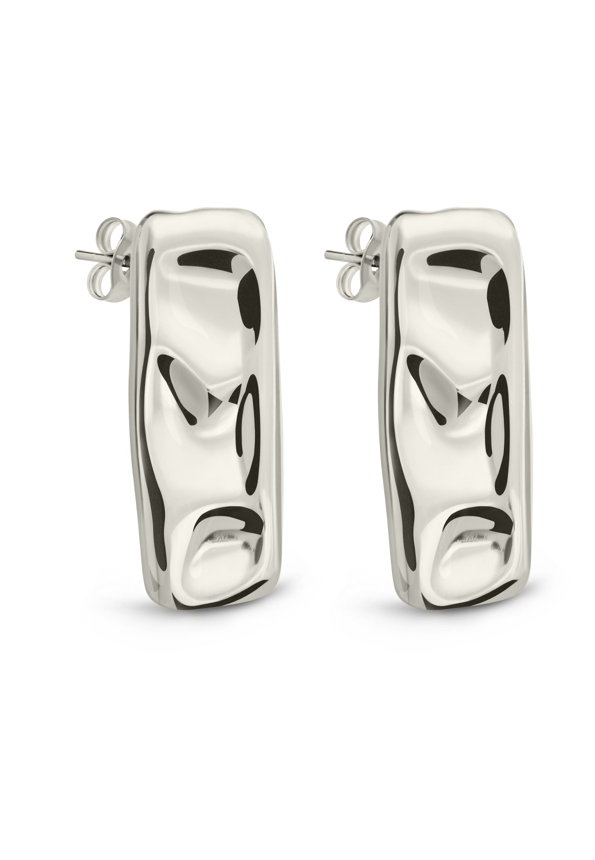 Monet Molten Metal Bar Stud Earrings - Concordia Style Boutique