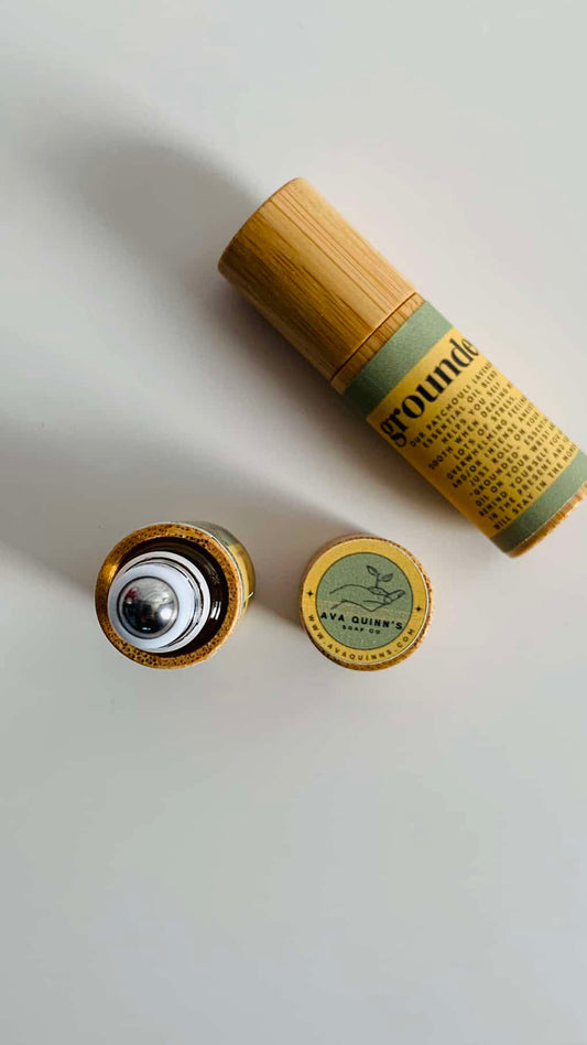 Grounding Essential Oil Blend Roll-On – Organic Ingredients