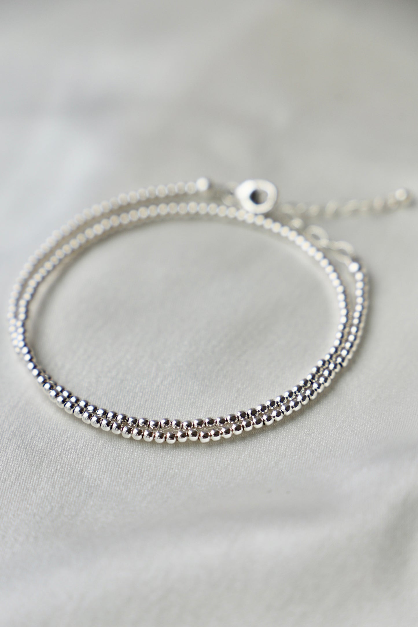 STERLING SILVER DOUBLE WRAP BRACELET - Concordia Style Boutique