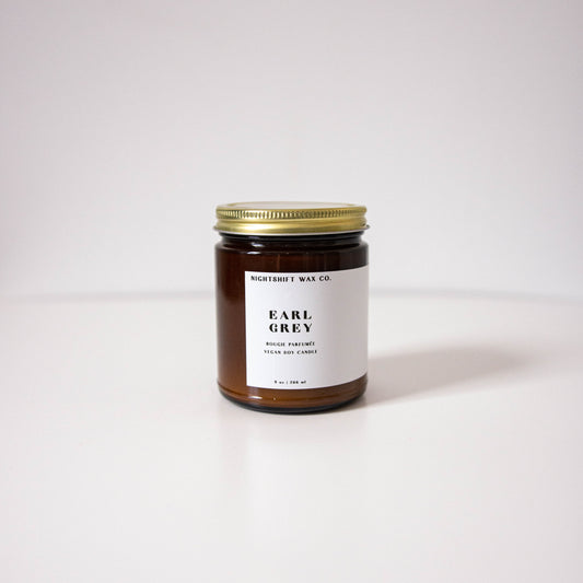 Earl Grey Soy Candle - Premium Candle from Nightshift Wax Co. - Just $20! Shop now at Concordia Style Boutique