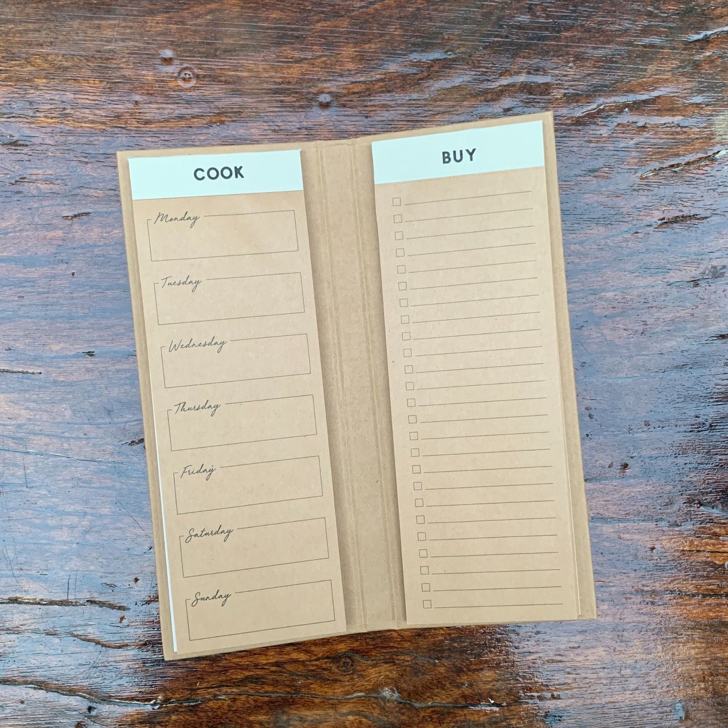 Eat Drink Shop Local Weekly Meal Planner | Shopping List Pad | 3.5" x 9" - Premium Planner from The Bullish Store - Just $11.95! Shop now at Concordia Style Boutique