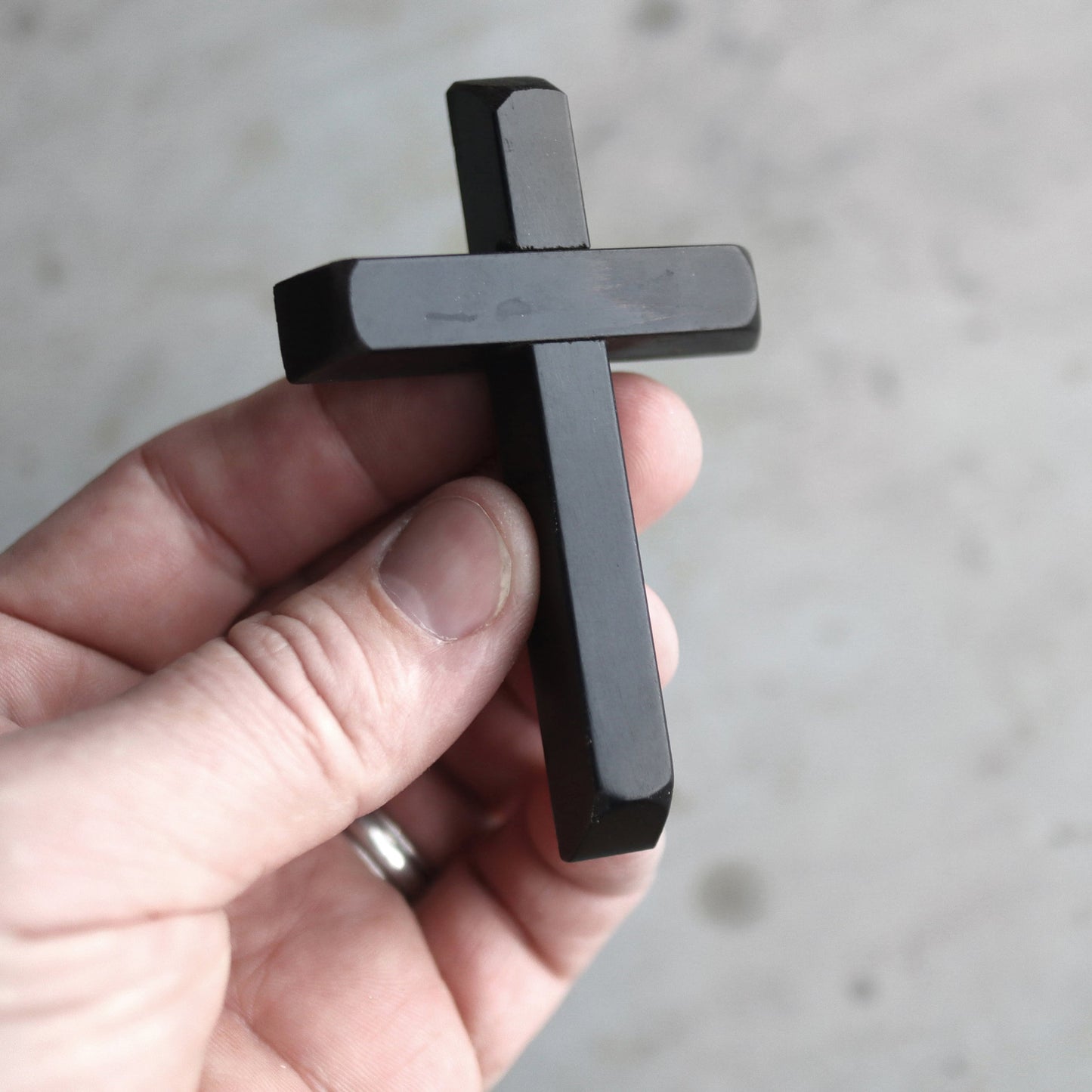 Ebony Piano Key Crosses