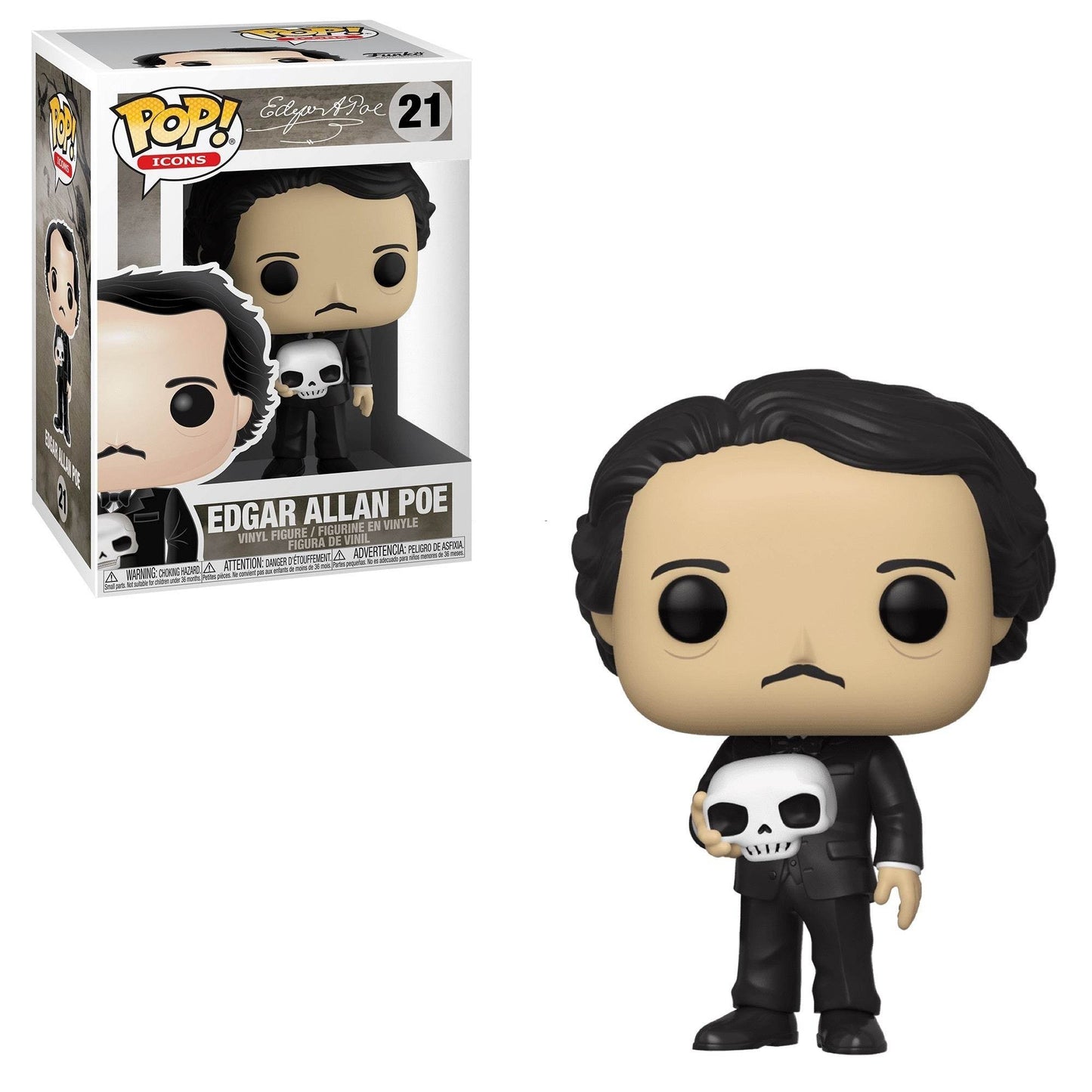 Pop! Icons: Edgar Allan Poe (Skull) - Concordia Style Boutique