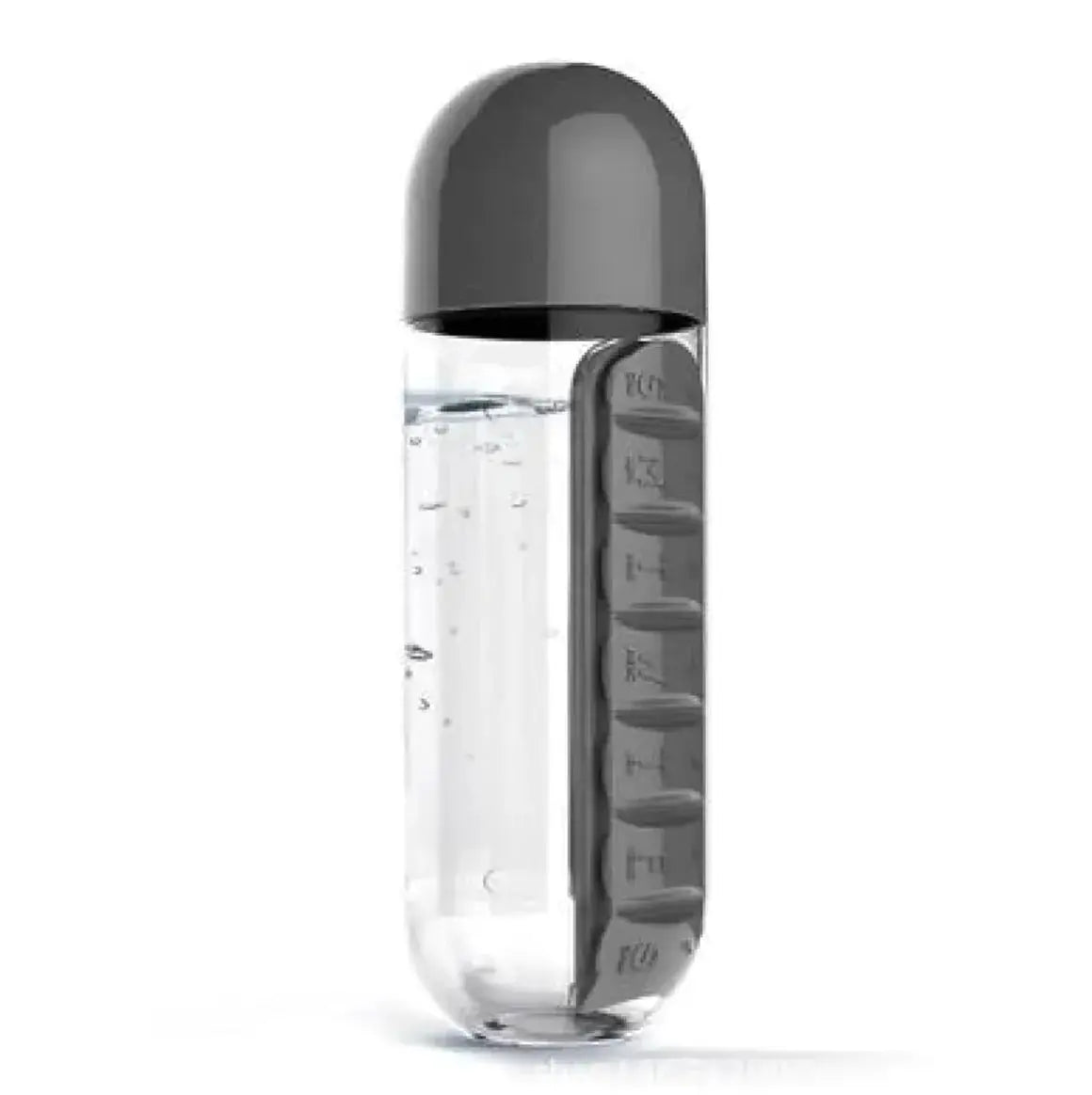 2-in-1 Medicine Bottle [Pill Organizer + Bottle] Cup included – 600 ml
