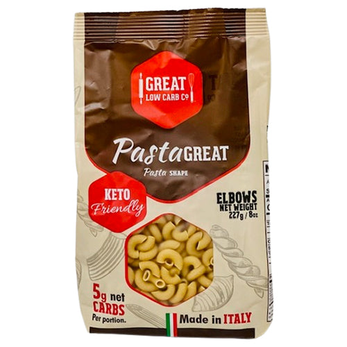 Elbow Low Carb Pasta - Keto-Friendly, High in Protein, Made in Italy, 8oz. - Concordia Style Boutique