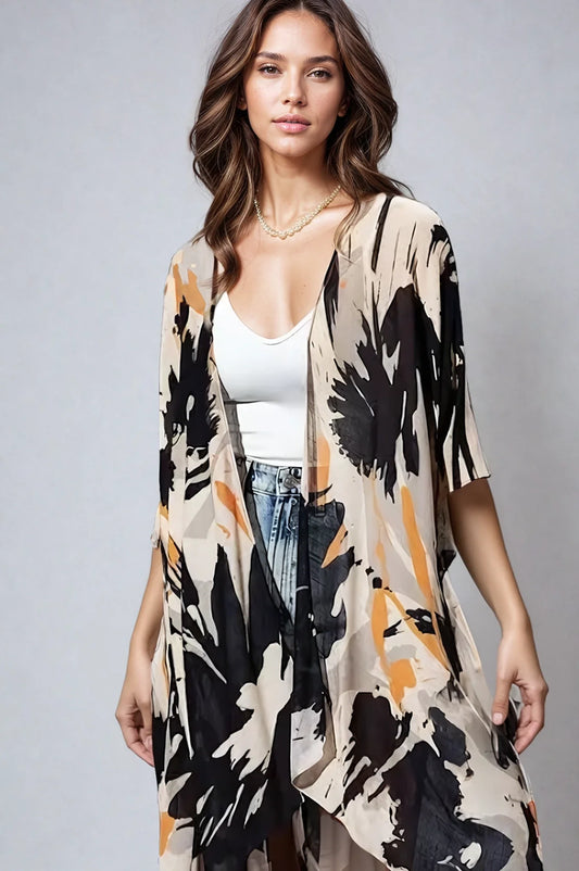 Ember Bloom Kimono