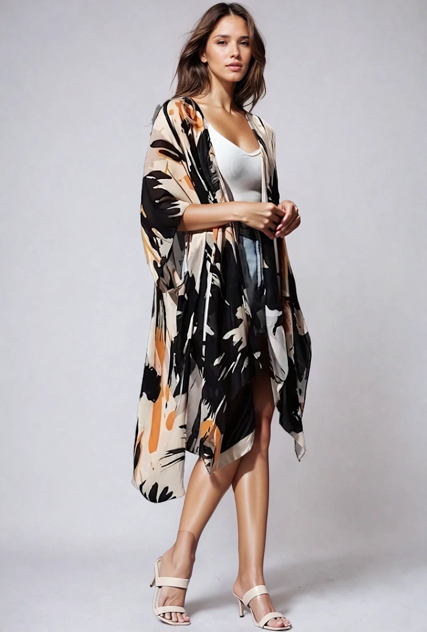 Ember Bloom Kimono