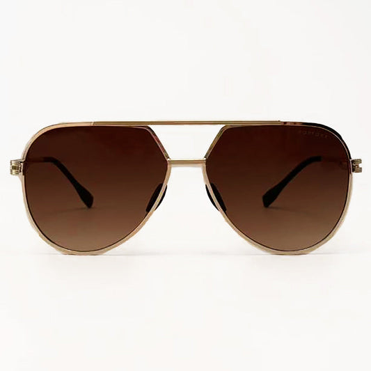 Untangled X Emily - Tangle Free - Brown Aviator Sunglasses - Concordia Style Boutique