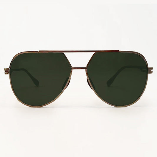 Untangled x Emily - Tangle Free - Olive Aviator Sunglasses - Concordia Style Boutique