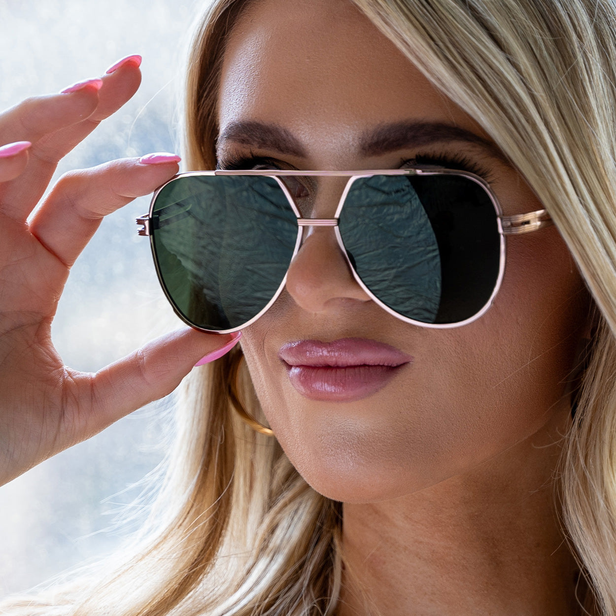 Untangled x Emily - Tangle Free - Olive Aviator Sunglasses - Concordia Style Boutique