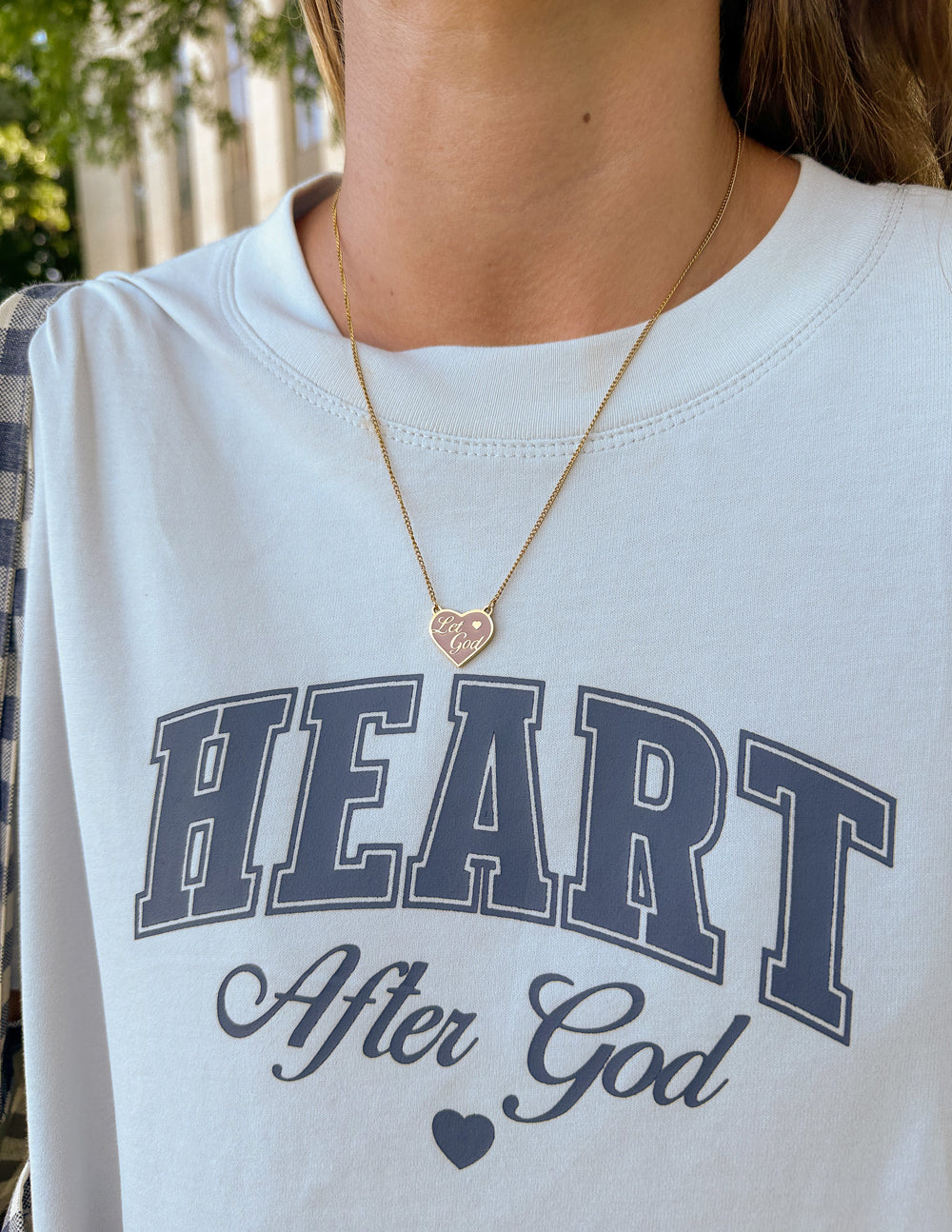 Enamel Let God Necklace - Concordia Style Boutique