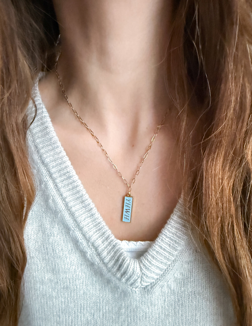 Enamel YHWH Necklace - Concordia Style Boutique