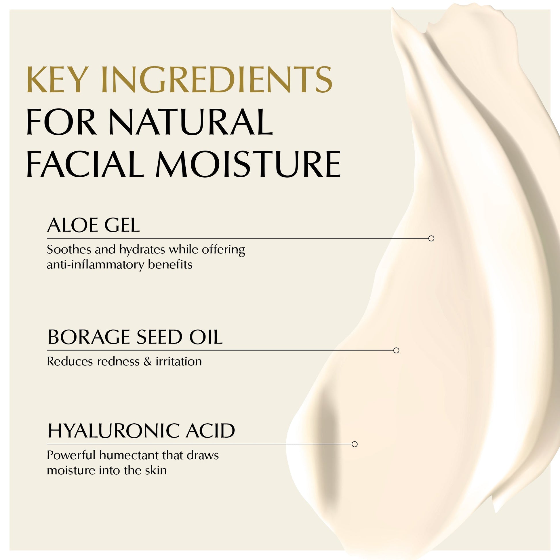 Face Moisturizer for Sensitive and Dry Skin - Lightweight - Concordia Style Boutique