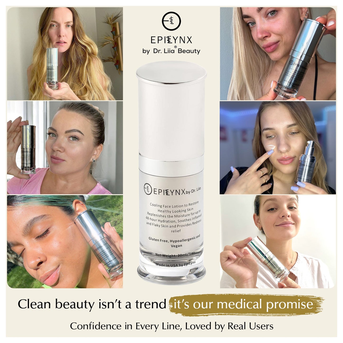 Face Moisturizer for Sensitive and Dry Skin - Lightweight - Concordia Style Boutique