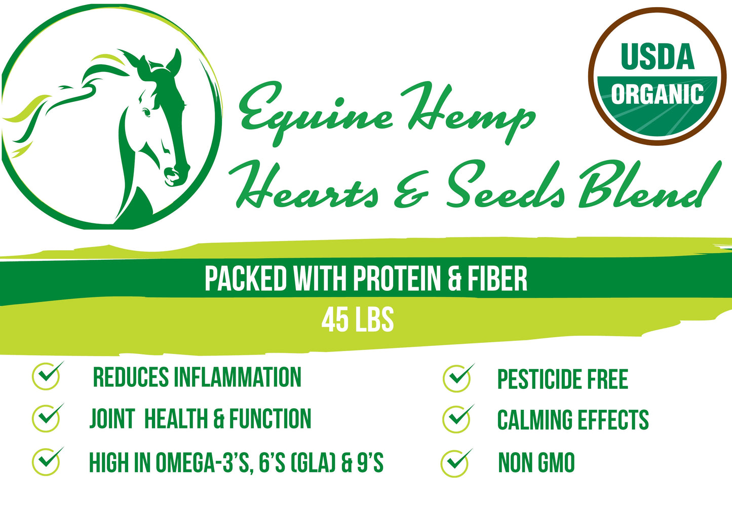 Organic Hemp Hearts and Seeds Blend Bulk Sacks (45 LBS)