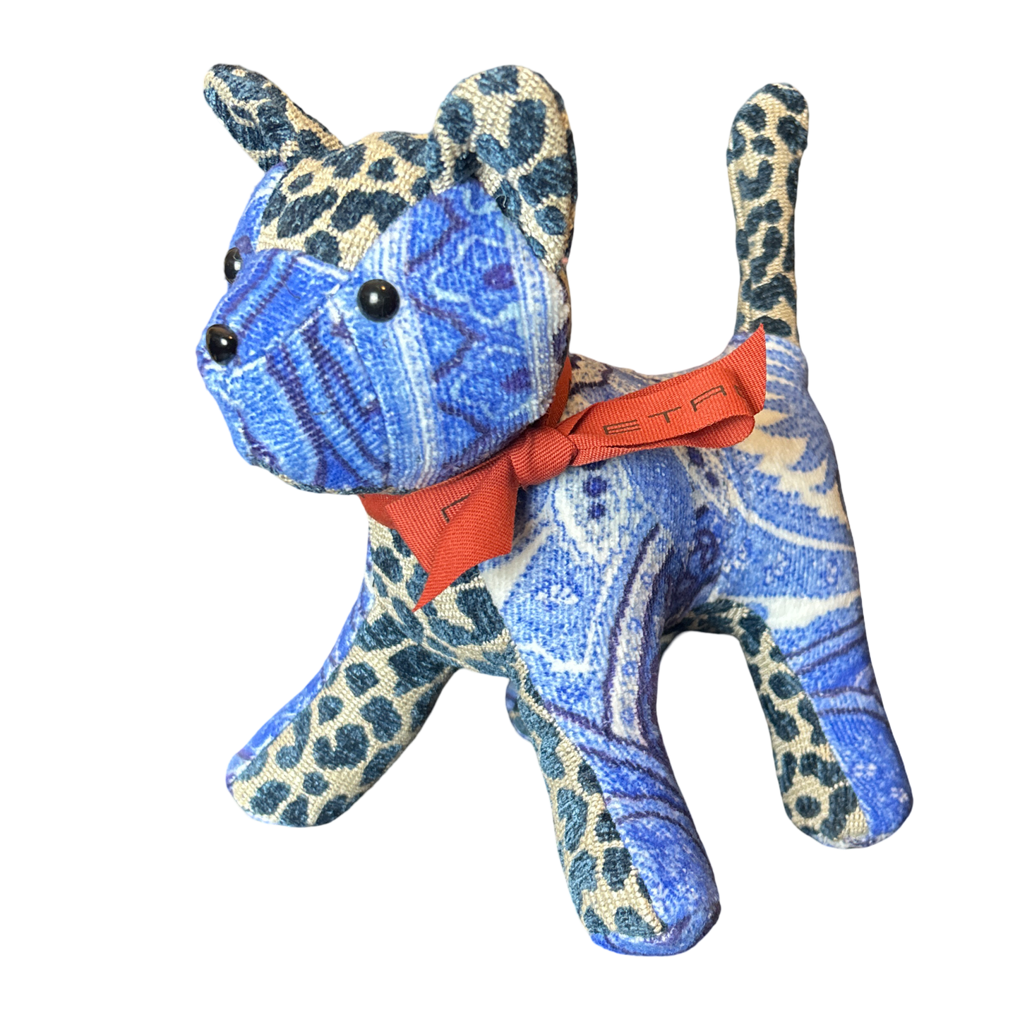 Paisley Terrycloth Patchwork Kitten