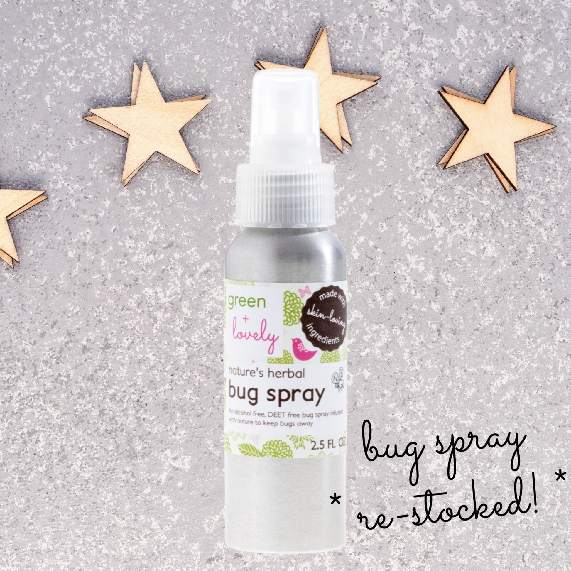 Nature’s Herbal Bug Spray, Mosquito Repellent - Deet Free + Alcohol Free - Concordia Style Boutique