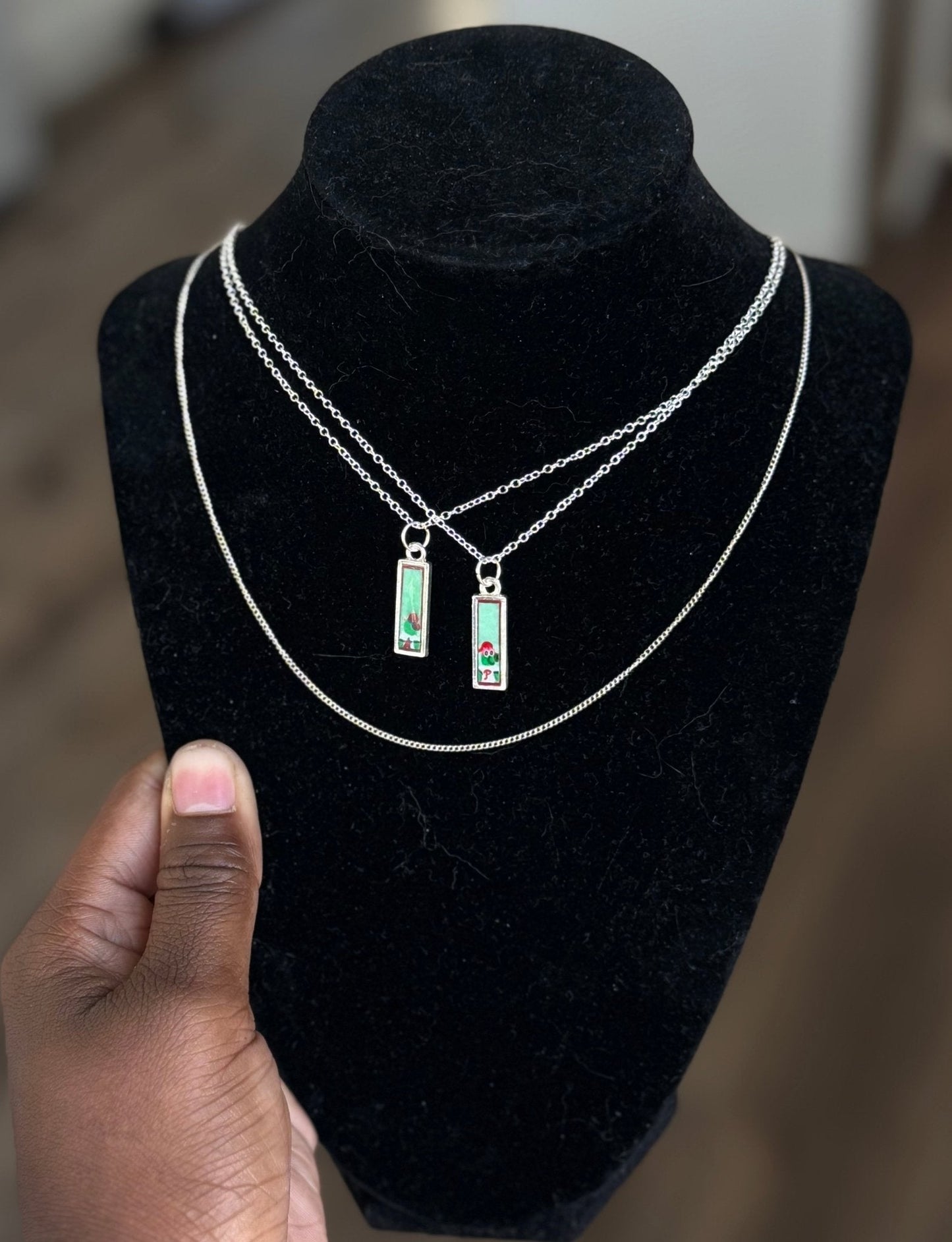 Mini Phillie Phanatic Pendant Necklace