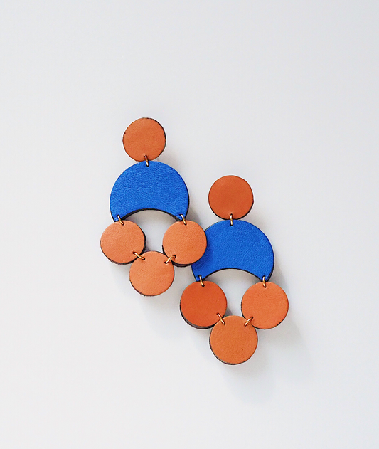 Kavakia Leather Earrings