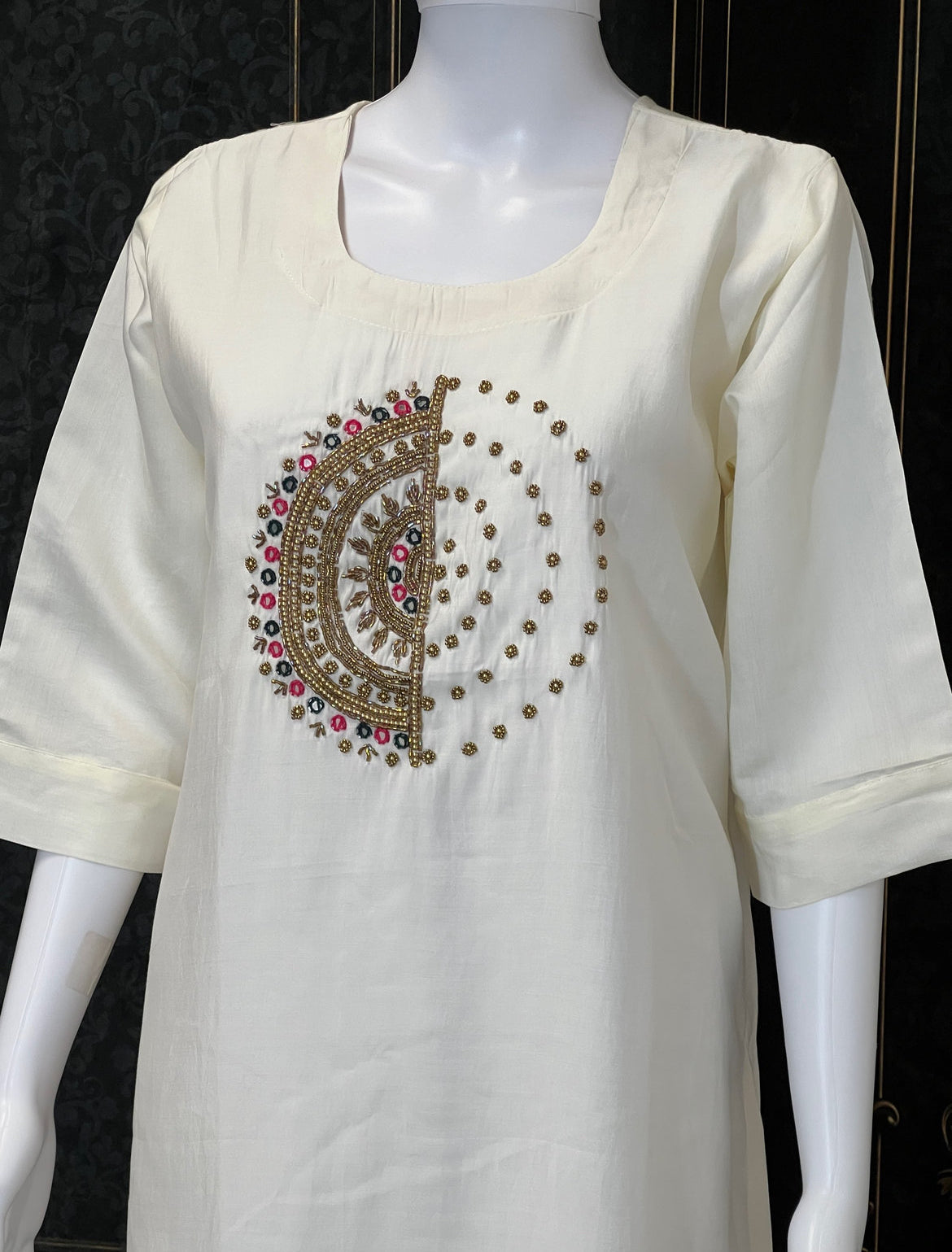 Chanderi silk kurti