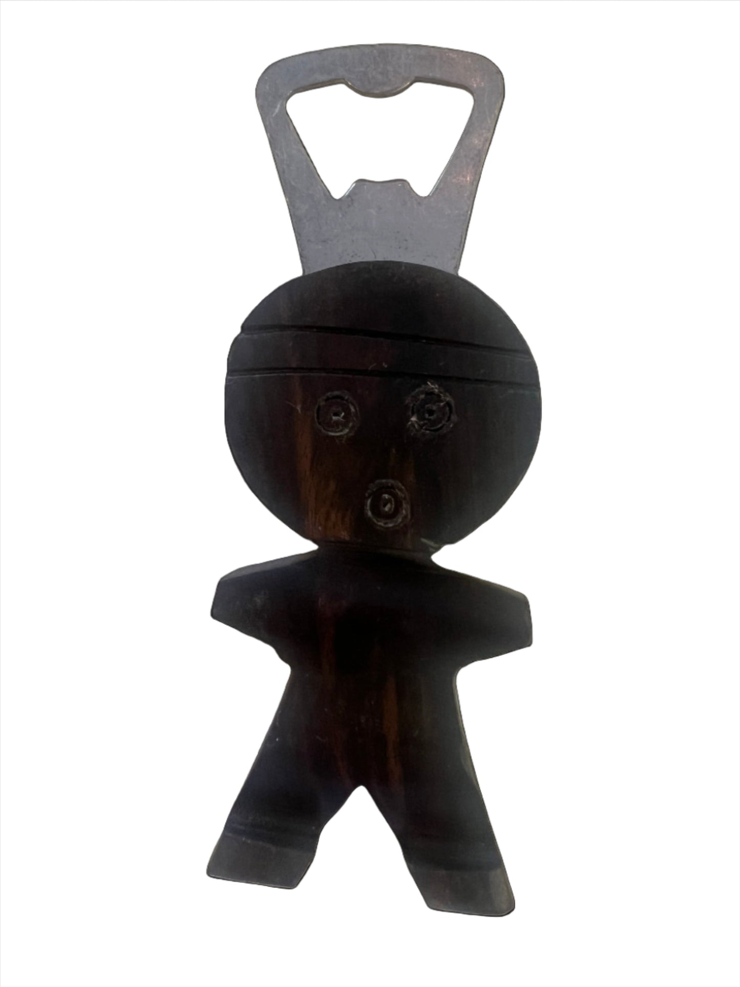 Handcarved Wooden Bottle Opener