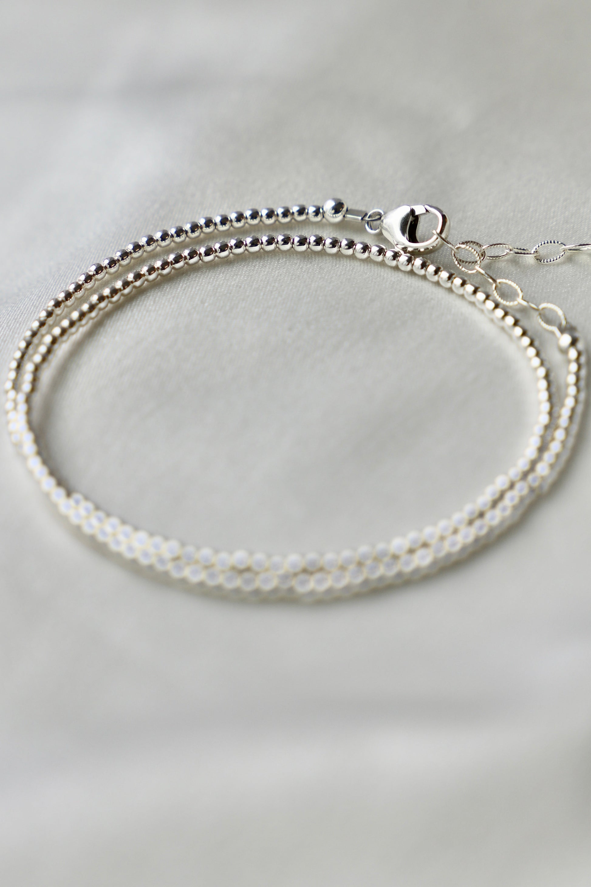 STERLING SILVER DOUBLE WRAP BRACELET - Concordia Style Boutique