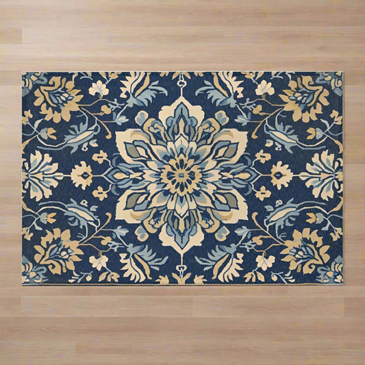 Classic Blue Rabbit Mat