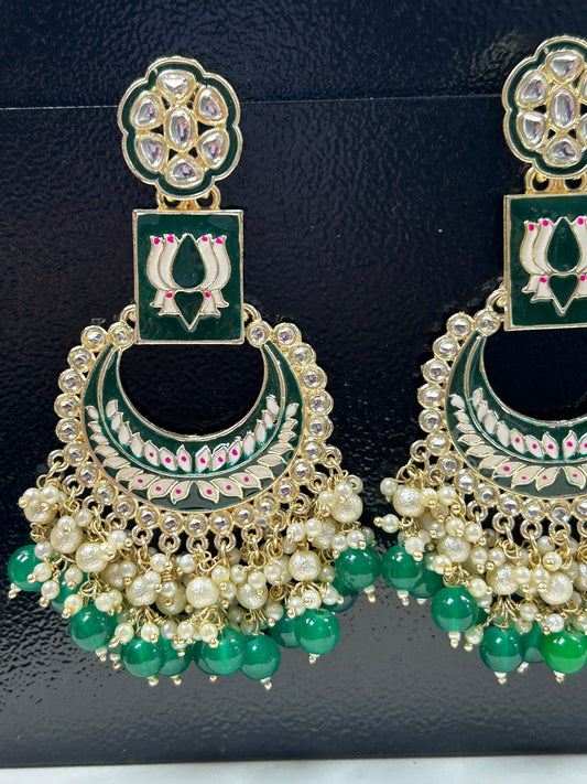 Chandbali earrings