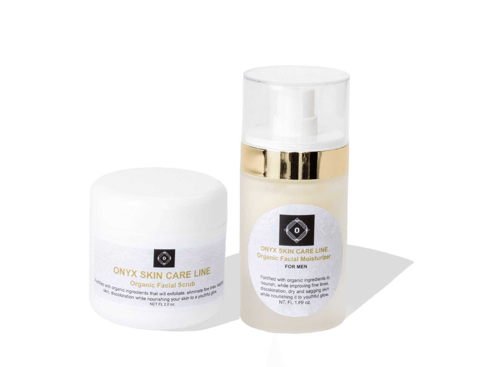 Anti-Acne Organic Two-Step System Facial Scrub and Moisturizer - For MEN - Concordia Style Boutique