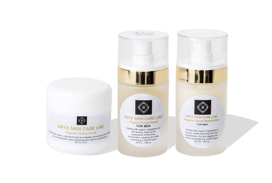 Organic Three Step Facial Renewal System - Wash, Moisturizer & Scrub - For MEN - Concordia Style Boutique