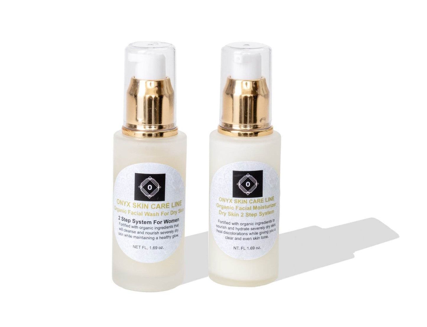 Organic Two-Step Facial for Dry Skin System Wash and Moisturizer - For WOMEN - Concordia Style Boutique