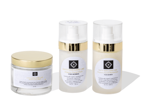 Organic Three Step Facial System - Wash, Moisturizer & Kaolin Mud Mask - For WOMEN - Concordia Style Boutique