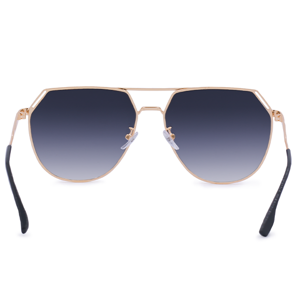 Farrah - Midnight Square Aviator Sunglasses - Concordia Style Boutique