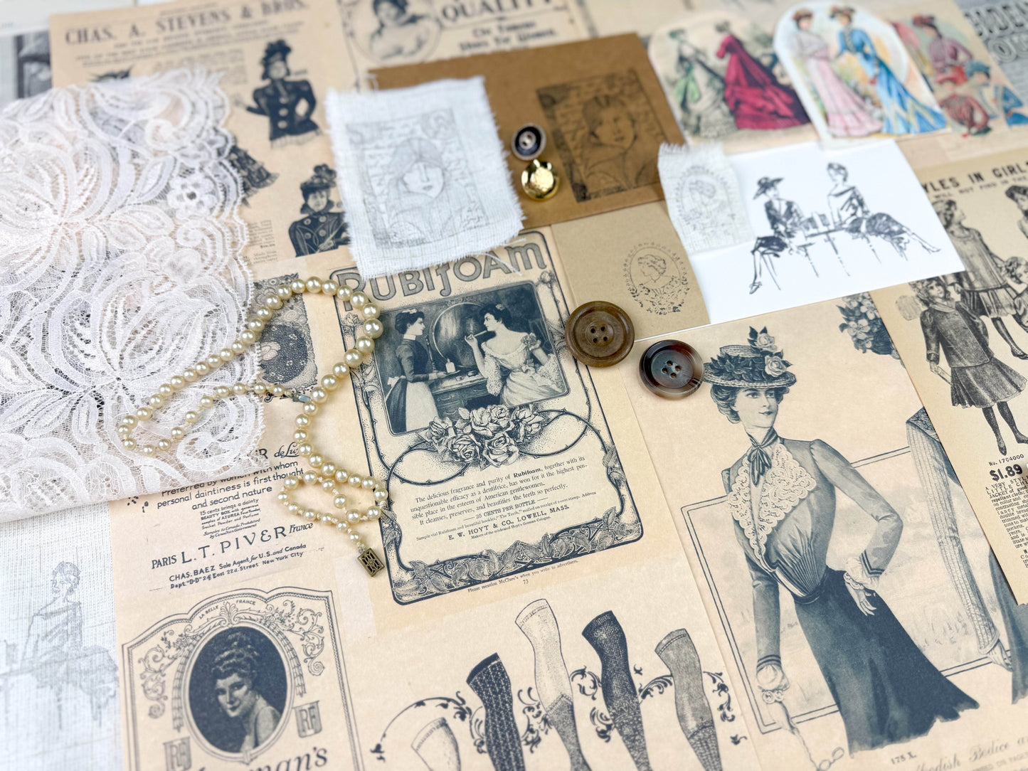 Fashion Ephemera Kit - Concordia Style Boutique