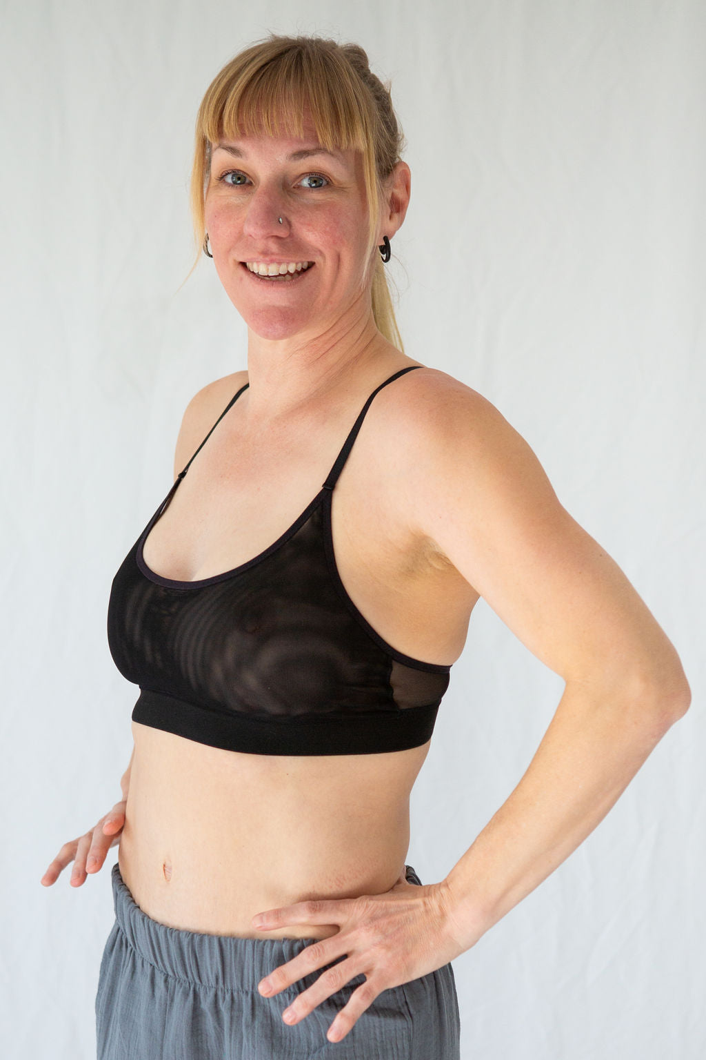 Night Moves Mesh Bra