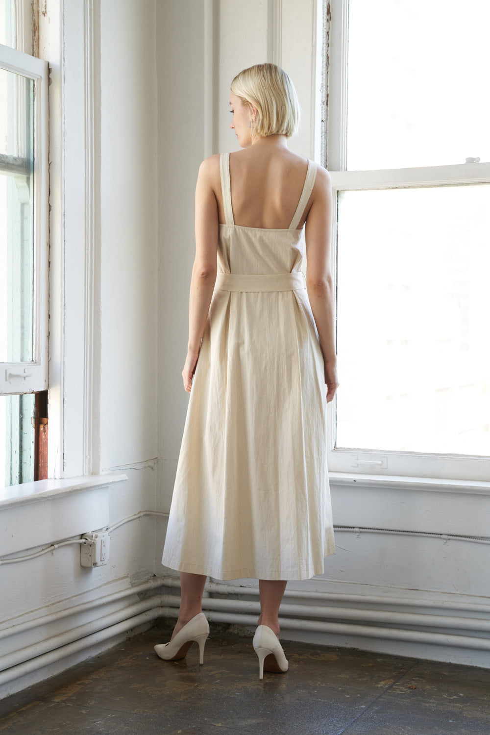 CALIFORNIA DREAMING WOVEN MIDI DRESS - Concordia Style Boutique