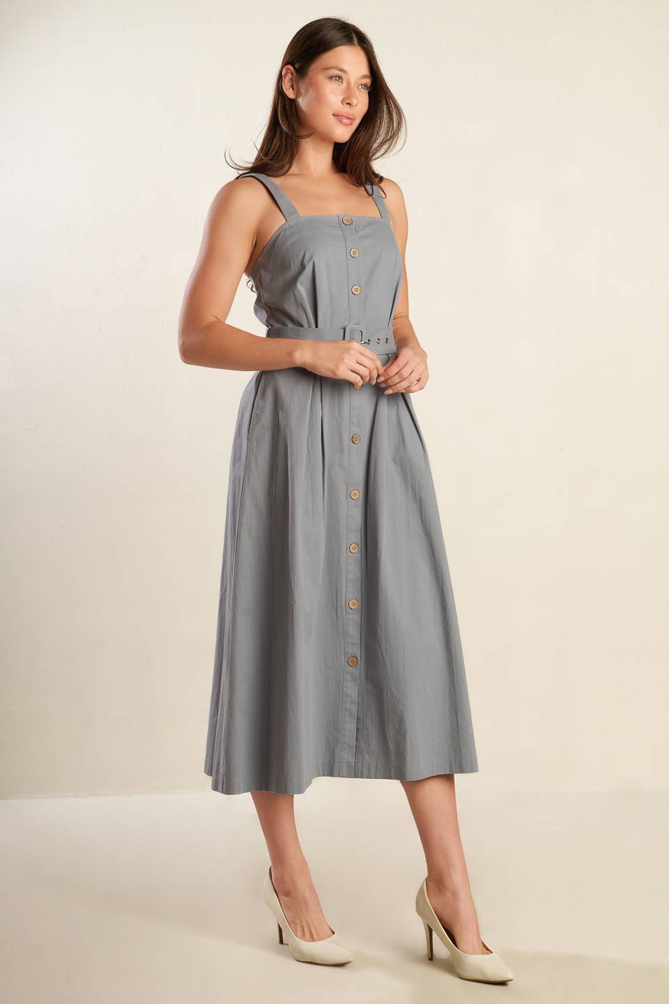CALIFORNIA DREAMING WOVEN MIDI DRESS - Concordia Style Boutique