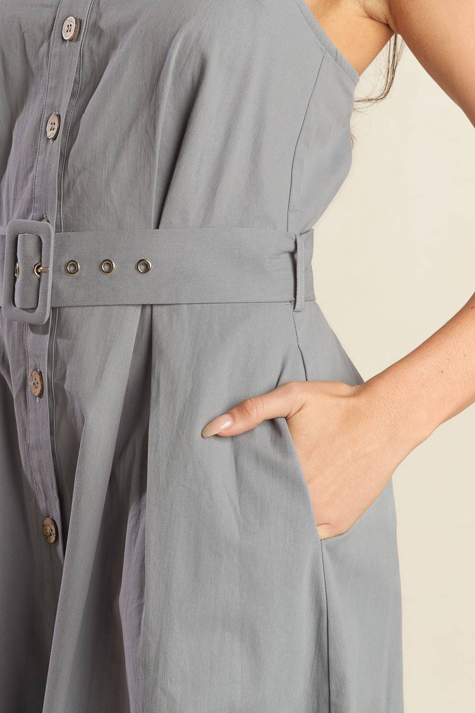 CALIFORNIA DREAMING WOVEN MIDI DRESS - Concordia Style Boutique