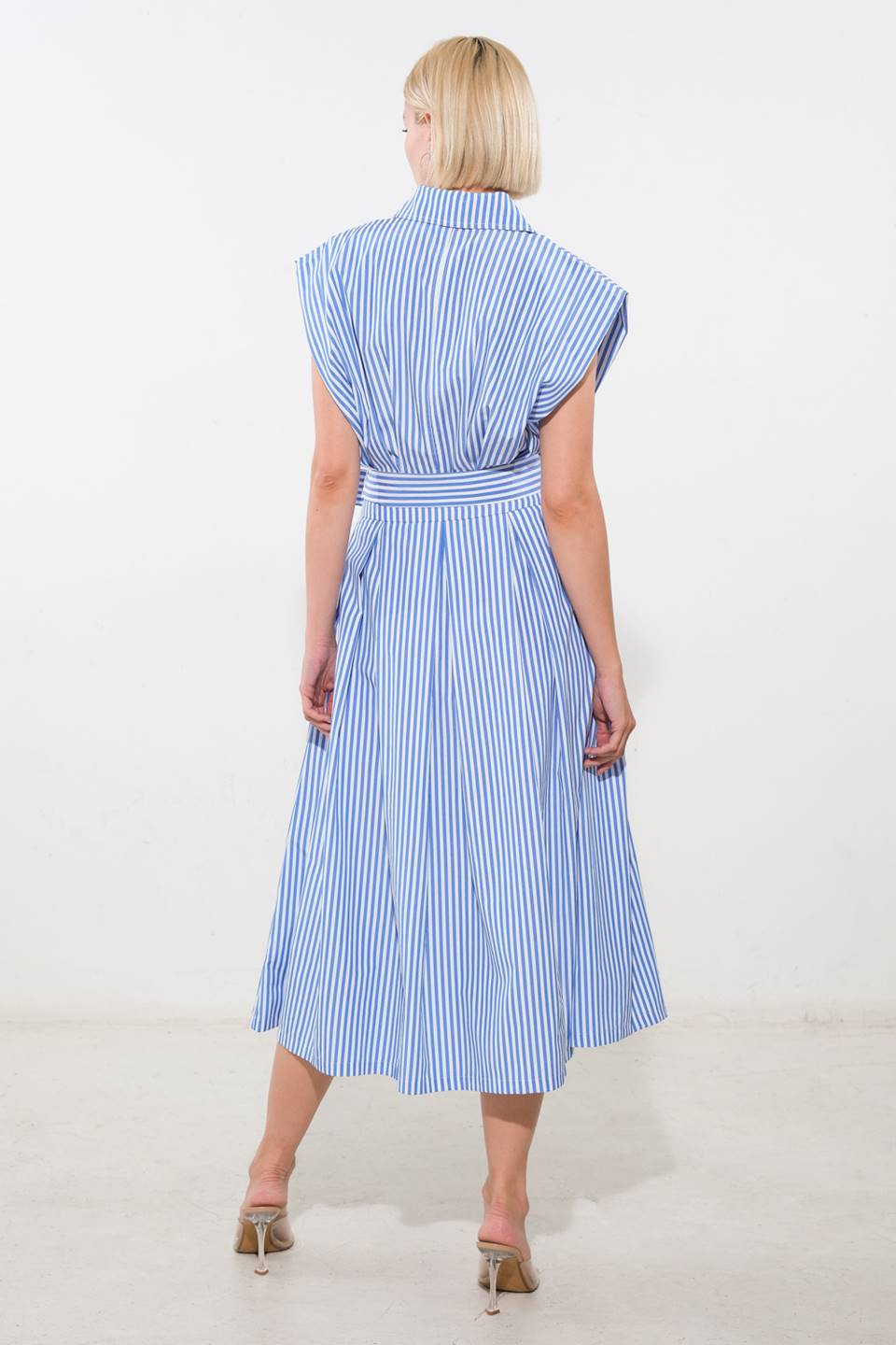ALONG THE SHORELINE WOVEN MIDI DRESS - Concordia Style Boutique
