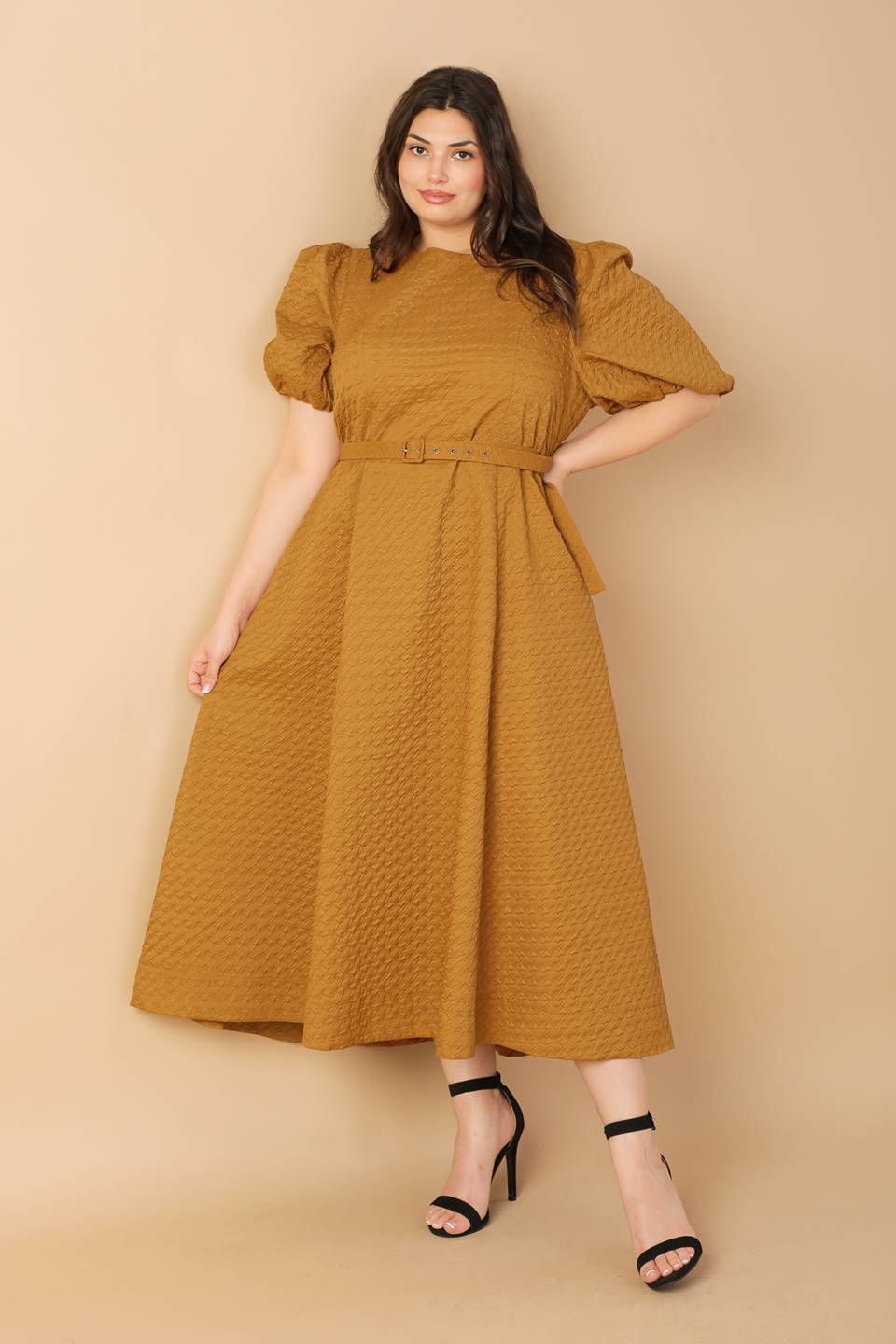 CAN'T STOP ME WOVEN MIDI DRESS - Concordia Style Boutique