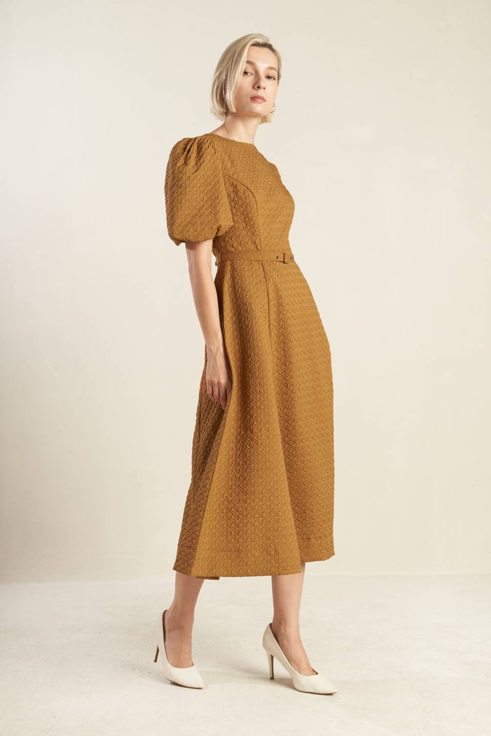 CAN'T STOP ME WOVEN MIDI DRESS - Concordia Style Boutique