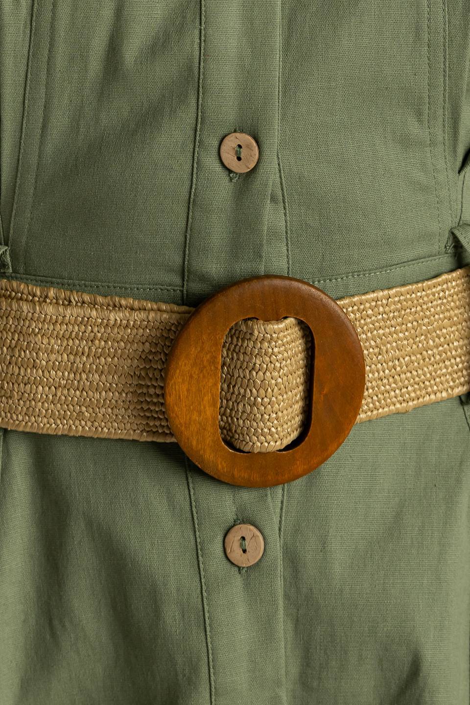 BUILD MY EMPIRE OLIVE WOVEN MIDI DRESS - Concordia Style Boutique