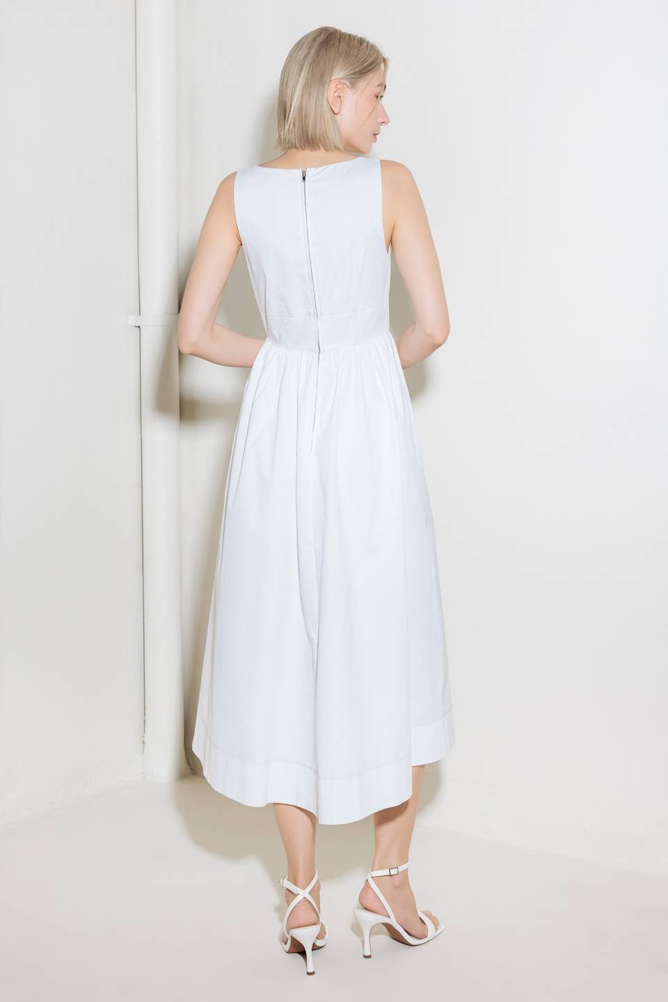 CATCH THE SUN IN WHITE WOVEN MIDI DRESS - Concordia Style Boutique