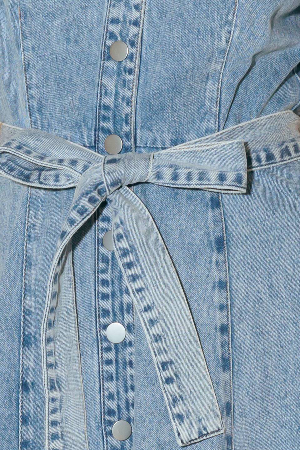 BAREFORM LIGHT DENIM MIDI DRESS - Concordia Style Boutique