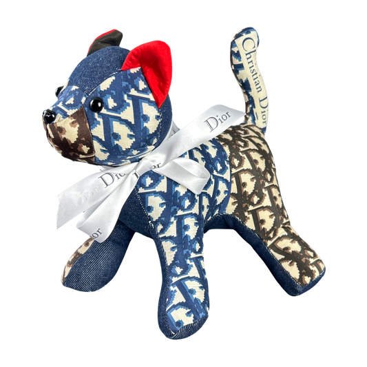 Trotter Vintage Silk Scarf Patchwork Kitten