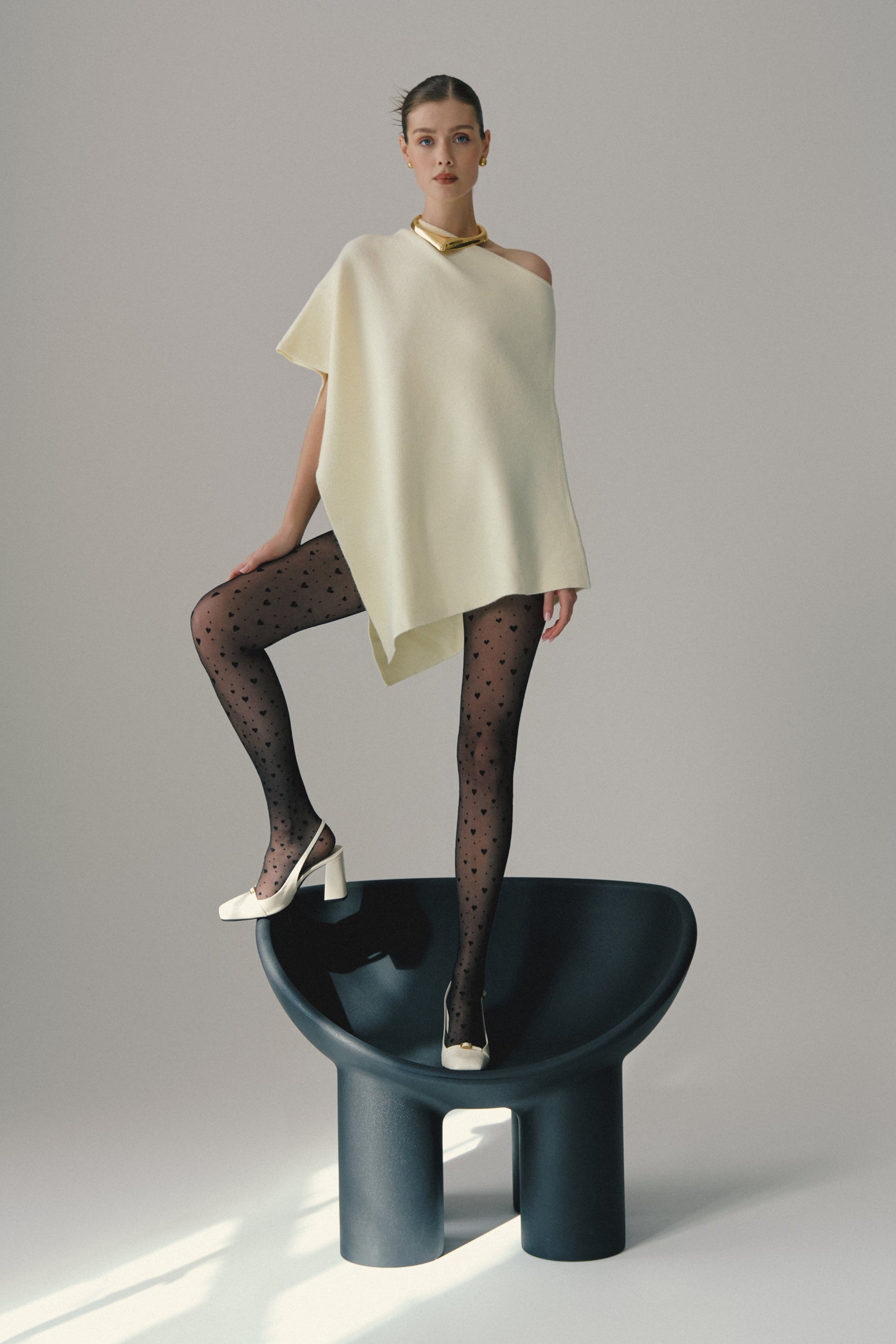 Fantasy Tights Conte Feeling - Hearts and Dots - Concordia Style Boutique