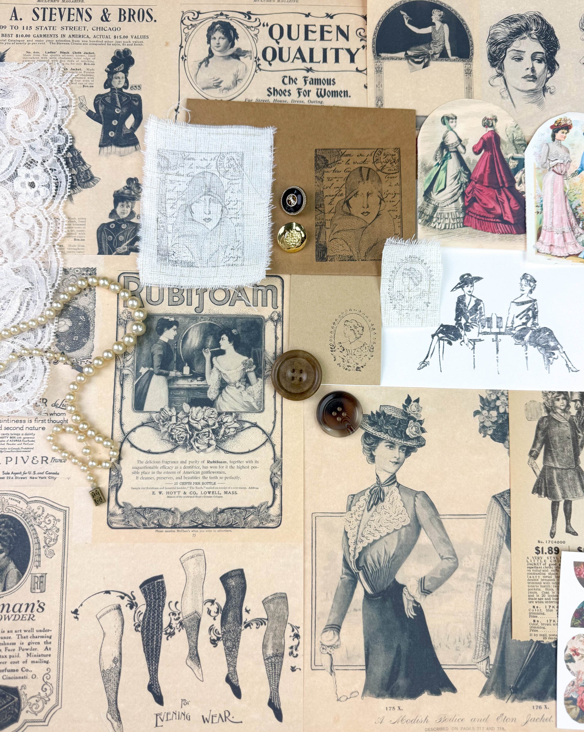 Fashion Ephemera Kit - Concordia Style Boutique