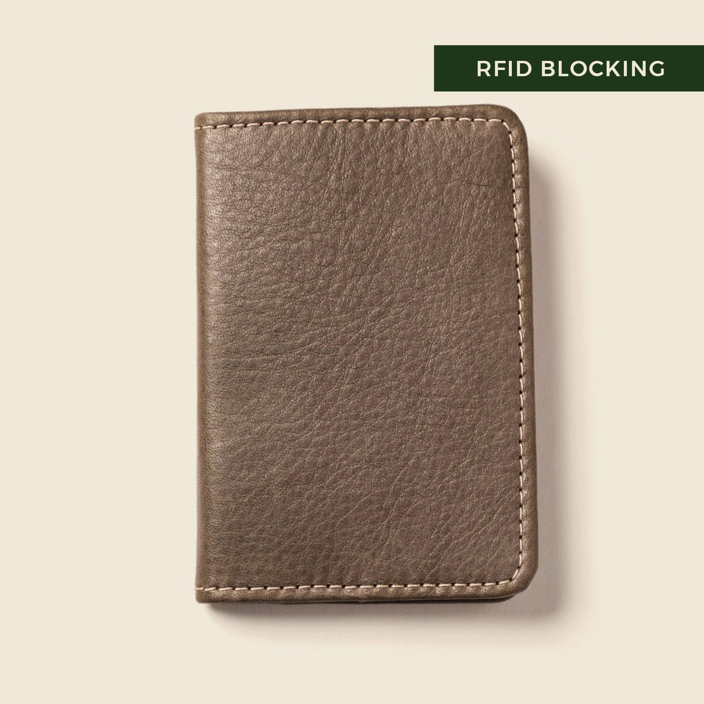 Compact Bifold with RFID Protection - Grey